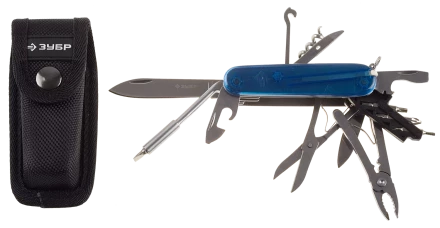 Нож складной многофункциональный 12в1 пластиковая рукоятка ЗУБР Эксперт 47785 купить в Нефтеюганске