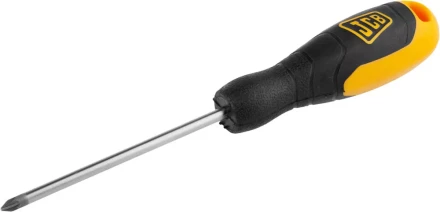 Отвертка JCB, хромомолибденовая сталь S2, двухкомпонентная рукоятка, магнитный наконечник, PZ №1х100мм JSD008 купить в Нефтеюганске