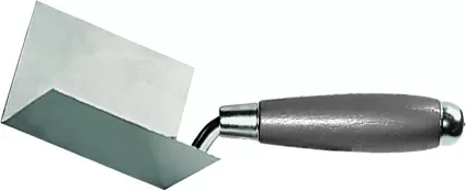 Мастерок из нерж. стали 110 х 75 х 75 мм для внутренних углов деревянная ручка  MATRIX 86310 купить в Нефтеюганске