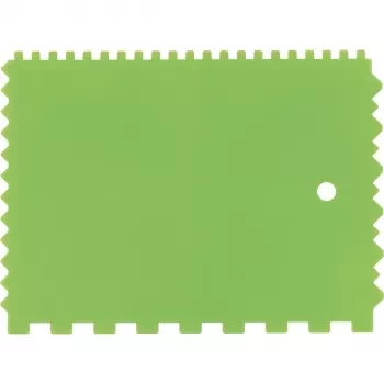 Шпатель для клея, пластмассовый, 130х170 мм, зубчатый  СИБРТЕХ 86018 купить в Нефтеюганске