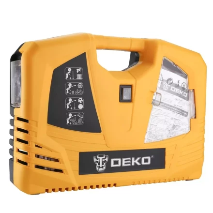 Компрессор безмасляный DEKO 180 с набором из 6 инструментов, 009-0100 купить в Нефтеюганске