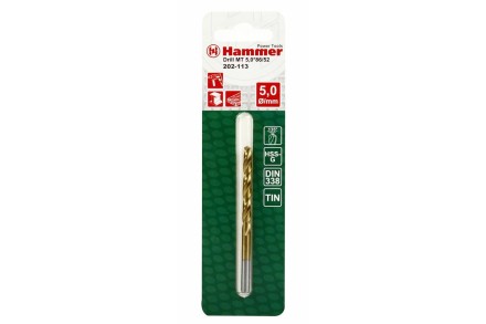 Сверло по металлу HAMMER Ф5х86мм (DR MT 5,0мм*86/52мм) купить в Нефтеюганске