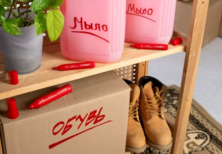 ЗУБР МП-300 красный, 2 мм перманентный маркер (06322-3) купить в Нефтеюганске