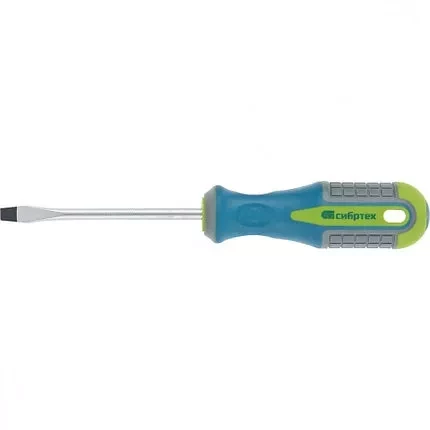 Отвертка SL8,0 х 150 мм CrV 4-х компонентная рукоятка Сибртех 12269 купить в Нефтеюганске
