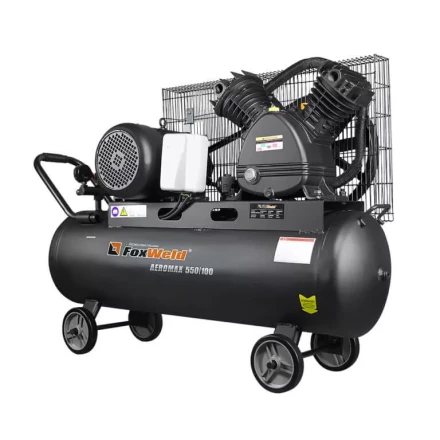 Компрессор масляный ременной AEROMAX 550/100 FoxWeld купить в Нефтеюганске