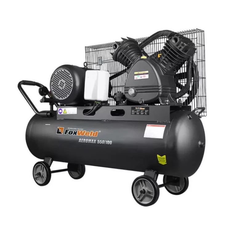 Компрессор масляный ременной AEROMAX 550/100 FoxWeld купить в Нефтеюганске