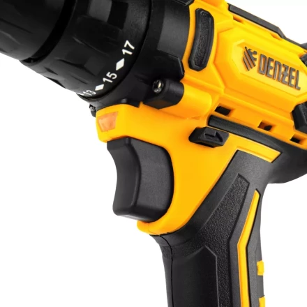 Дрель-шуруповерт аккумуляторная CDL-12-02BM, Li-Ion, 12 В, 2 акк.// Denzel 26105 купить в Нефтеюганске
