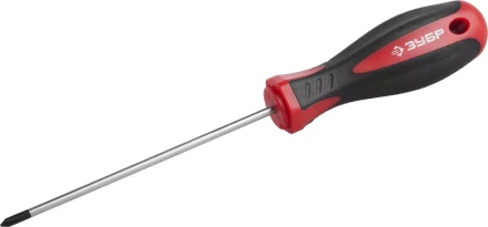 Отвертка ЗУБР &quot;МАСТЕР&quot;, Cr-v, эргономичная двухкомпонентная рукоятка, PH0x100мм 25062-0-100_z03 купить в Нефтеюганске