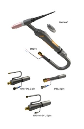 Горелка TIG TS 26V М12х1 4метра IOC9906 Сварог купить в Нефтеюганске