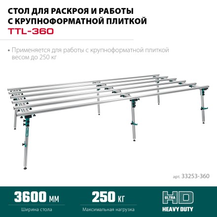 Стол для крупноформатной плитки KRAFTOOL 33253-360 купить в Нефтеюганске