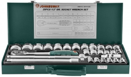 Набор головок торцевых 1/2&quot;DR 8-34мм 28предметов S04Н4728S Jonnesway 47534 купить в Нефтеюганске