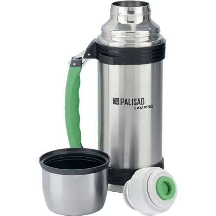 Термос туристический со складной ручкой 1000 мл Camping Palisad 69532 купить в Нефтеюганске