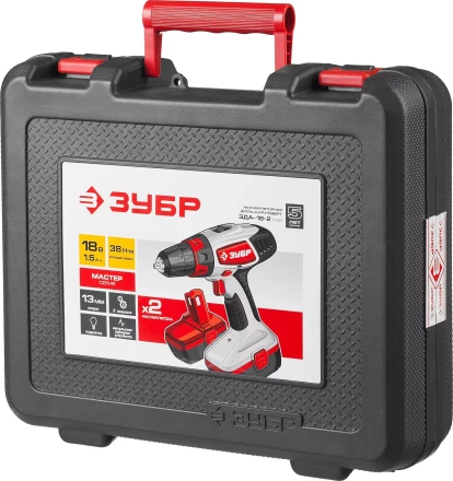 Дрель-шуруповерт 2 АКБ ЗДА-18-2 КИН серия МАСТЕР купить в Нефтеюганске