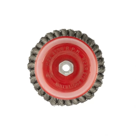 Щетка для УШМ 150 мм М14 &quot;чашка&quot; крученая проволока 0,8 мм MTX 74626 купить в Нефтеюганске