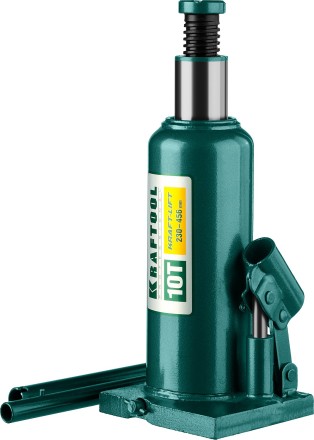 Домкрат гидравлический бутылочный &quot;Kraft-Lift&quot;, сварной, 10т, 230-456мм, KRAFTOOL 43462-10 43462-10_z01 купить в Нефтеюганске