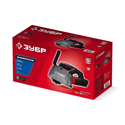 ЗУБР d 125 мм, 1200 Вт, 30 мм, штроборез (бороздодел) (ЗШ-30-1205 Т) купить в Нефтеюганске