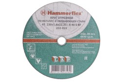 Круг отрезной HAMMER 230х1.6х22 упак. 25 шт.
