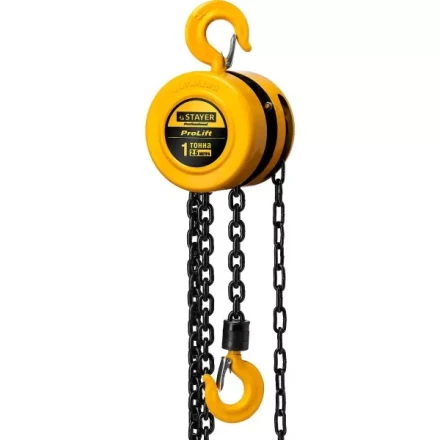 Таль цепная &quot;PROLift&quot; шестеренная, STAYER Profi 4308-1, 1т / 2,5м 4308-1_z01 купить в Нефтеюганске