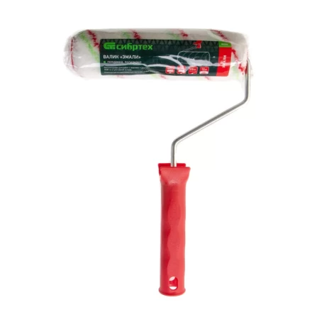 Валик "Эмали" , 180 мм, ворс 12 мм, D - 36 мм, D ручки - 6 мм, полиамид, полиакрил Сибртех 80200 купить в Нефтеюганске
