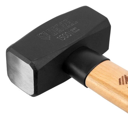 Кувалда, 1500 г Denzel 11019, кованая головка, буковая рукоятка купить в Нефтеюганске