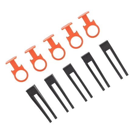 Комплект зажим + клин для системы выравнивания плитки СВП Кольцо, 50/50 шт. в ведре Сибртех 88112 купить в Нефтеюганске