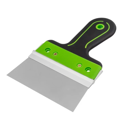 Шпатель фасадный Сибртех, нержавеющая сталь 420S45, 150 мм, 2-компонентная ручка, 85590 купить в Нефтеюганске