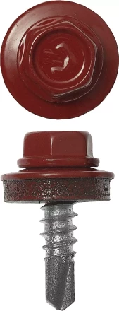 Саморезы ЗУБР &quot;ПРОФЕССИОНАЛ&quot; окраш., RAL 3003 рубин.-красн., для крепл. кров. матер. к металл. констр., 5.5x25мм, 420шт 4-300315-55-025-3003 купить в Нефтеюганске