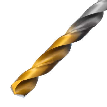 Сверло спиральное по металлу Denzel, 7,0 х 156 мм, Р6М5, Golden Tip, удлиненное, 718258 купить в Нефтеюганске