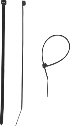 Кабельные стяжки черные КС-Ч1 нейлоновые промфасовка серия ПРОФЕССИОНАЛ купить в Нефтеюганске