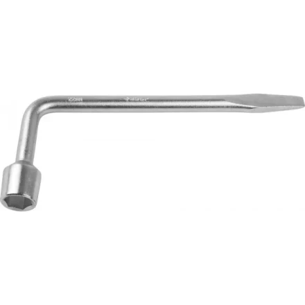 Ключ баллонный ЗУБР &quot;МАСТЕР&quot; L-образный, с монтажной лопаткой, 22мм 2753-22_z02 купить в Нефтеюганске