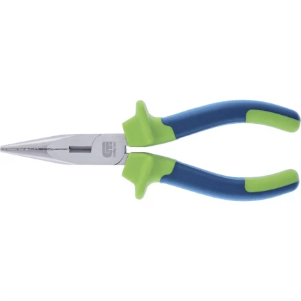 Длинногубцы прямые 180 мм двухкомпонентные рукоятки СИБРТЕХ 17105 купить в Нефтеюганске