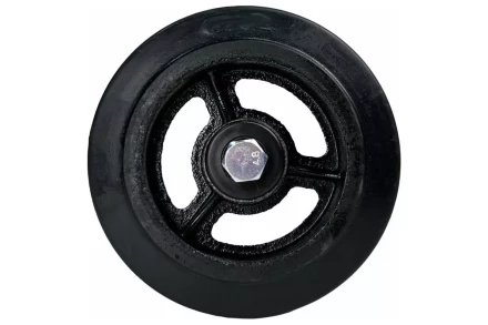 Большегрузное колесо на ось  HITCH 125*50 резина черная D54 (SZ085019) купить в Нефтеюганске