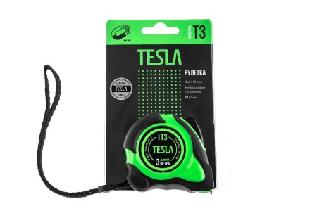 Рулетка TESLA 3м х 16мм (T-3) купить в Нефтеюганске