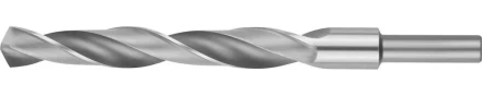 Сверло ЗУБР &quot;МАСТЕР&quot; по металлу с цилиндрическим хвостовиком, сталь Р6М5, винтовой прокат, D 15.0мм, L-169/114мм 4-29621-169-15 купить в Нефтеюганске