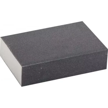 Губка шлифовальная ЗУБР &quot;ЭКСПЕРТ&quot; четырехсторонняя, SiC, средняя жесткость, Р320, 100х68х26 мм 35612-320 купить в Нефтеюганске