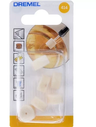 Набор полировальных насадок 414  13мм  6штук  Dremel купить в Нефтеюганске