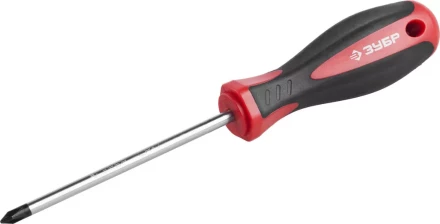 Отвертка ЗУБР &quot;МАСТЕР&quot;, Cr-v, эргономичная двухкомпонентная рукоятка, PH1x100мм 25062-1-100_z03 купить в Нефтеюганске