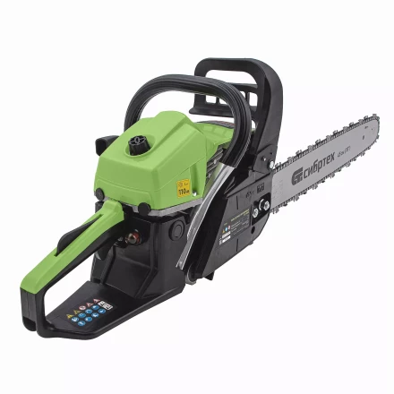 Пила цепная бензиновая Сибртех БП-5245 95209, 52 см3, шина 45 см, шаг 0.325, паз 1,5 мм, 72 звена купить в Нефтеюганске