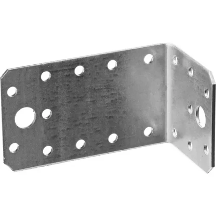 Крепежный уголок ЗУБР &quot;МАСТЕР&quot; асимметричный, 65х50х130мм, 1шт 310156-65 купить в Нефтеюганске