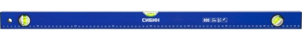Уровень СИБИН коробчатый, 3 противоударных ампулы, измерительная линейка, 80см 34605-080 купить в Нефтеюганске