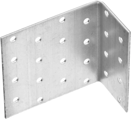 Крепежный угол ЗУБР &quot;МАСТЕР&quot; анкерный, 80х80х40мм, 20шт 310225-080-080 купить в Нефтеюганске