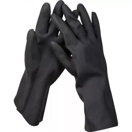 Перчатки KRAFTOOL противокислотные, неопреновые, повышенной прочности, с х/б напылением, размер XXL 11282-XXL купить в Нефтеюганске