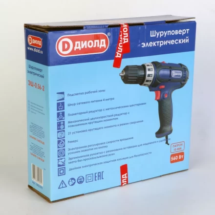 Электрический шуруповерт Диолд ЭШ-0,56-2 купить в Нефтеюганске