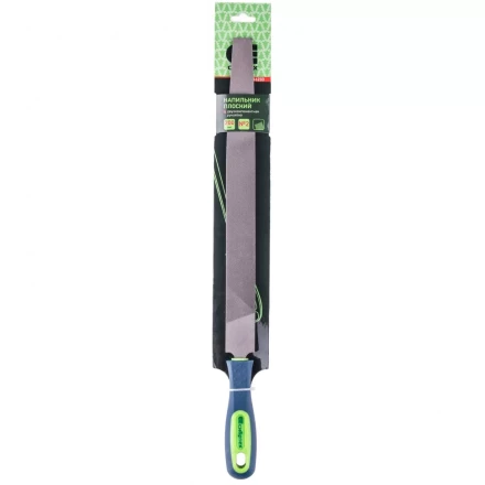 Напильник 300 мм плоский двухкомпонентная рукоятка №2 Сибртех 16233 купить в Нефтеюганске