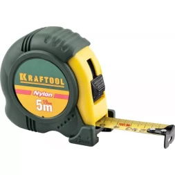 Рулетка KRAFTOOL &quot;EXPERT&quot; с нейлоновым покрытием, обрезин корпус, 5/19мм 34122-05-19_z01