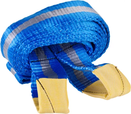 Трос буксировочный ЗУБР &quot;ЭКСПЕРТ&quot;, 2 петли, сумка, 5м, 10т 61216-10 купить в Нефтеюганске