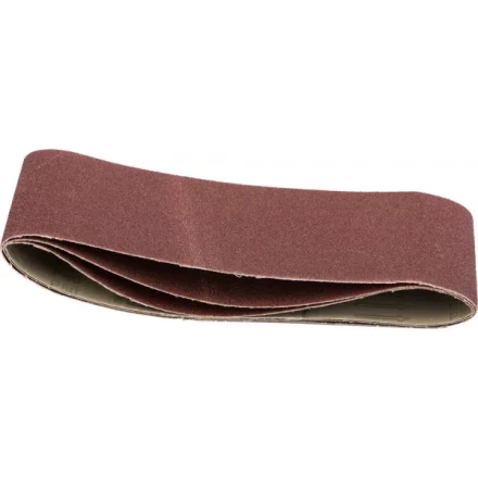 Лента STAYER &quot;MASTER&quot; шлифовальная универсальная бесконечная на тканевой основе, для ЛШМ, P80, 100х610мм, 3шт 35443-080 купить в Нефтеюганске