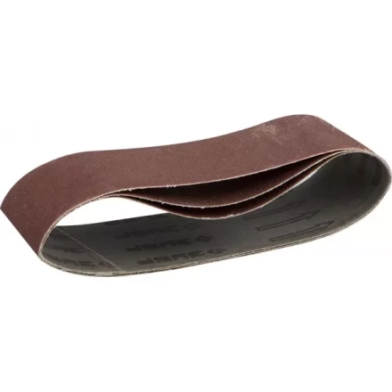 Лента шлифовальная бесконечная ЗУБР &quot;МАСТЕР&quot; на тканевой основе, для ЛШМ, P180, 75х457мм, 3шт 35541-180 купить в Нефтеюганске