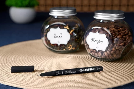 ЗУБР МП-50 черный, 0.5 мм перманентный маркер (06321-2) купить в Нефтеюганске