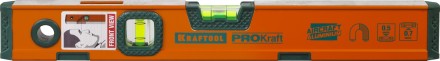 Уровень KRAFTOOL &quot;KRAFT-MAX&quot; магнитный, особо усилен, 2 ампулы, 2 фрезерованные базовые поверхности, 40см 34575-040 купить в Нефтеюганске